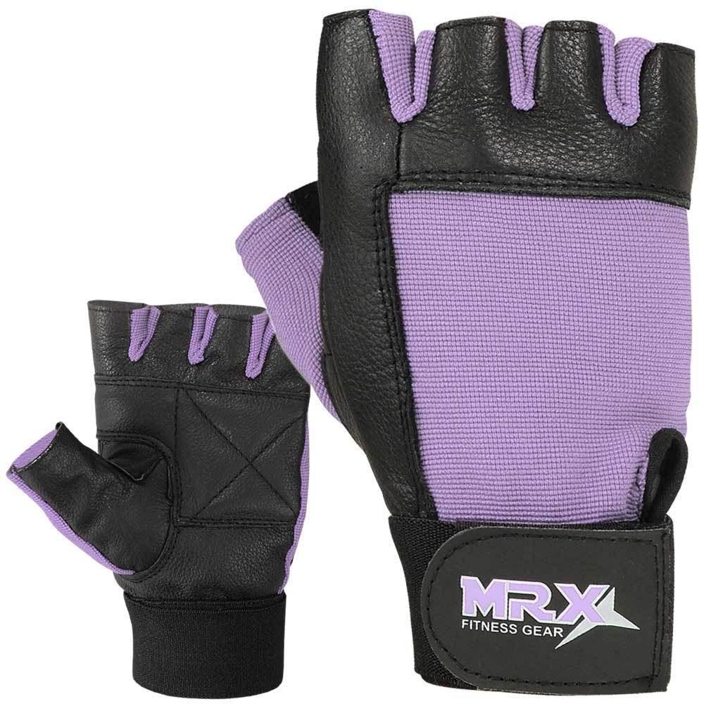 MRX Unisex Weight Lifting Gloves Gym Workout Glove 2602-lav