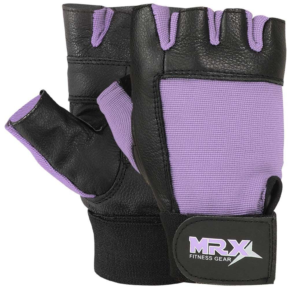 MRX Unisex Weight Lifting Gloves Gym Workout Glove 2602-lav