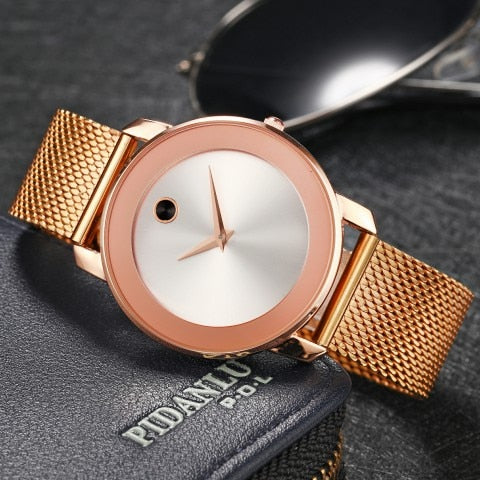Clearance MISSFOX  2446 Unique Design Minimalist Watch Men Novel Stylish Male Watches Fashion Sports Quartz Wrist Watch For Men Women