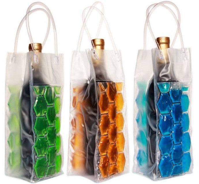 Rapid Ice Wine Cooler PVC Beer Bag Outdoors Ice Gel  Picnic CoolSacks Wine Cooler Chillers Frozen  Bottle