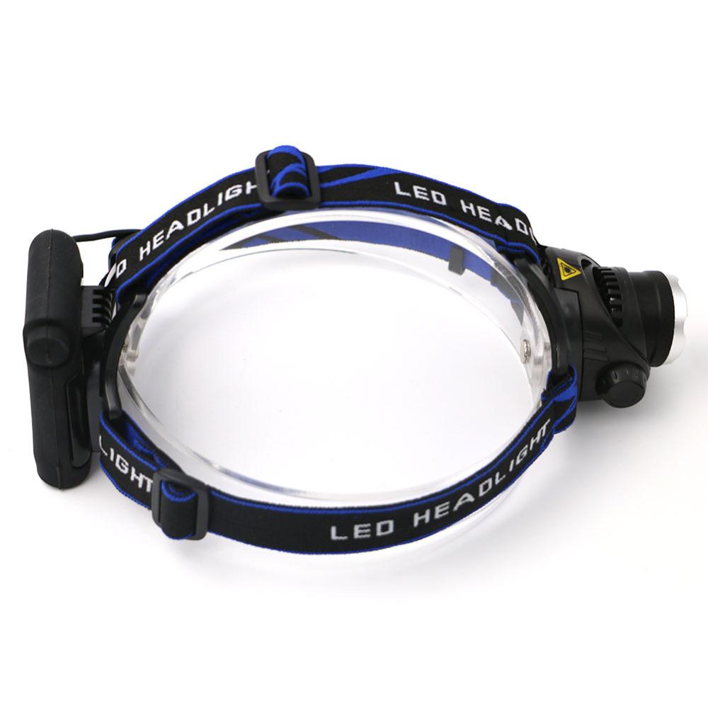 Zoomable Headlight XML T6 2000 Lumens 3 Modes LED  Zoom Focus Waterproof Use AA