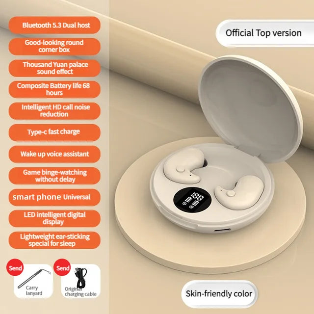 Y29 in ear cross-border new ultra-thin sleeping model with high sound quality and long battery life, Bluetooth 5.3 digital display