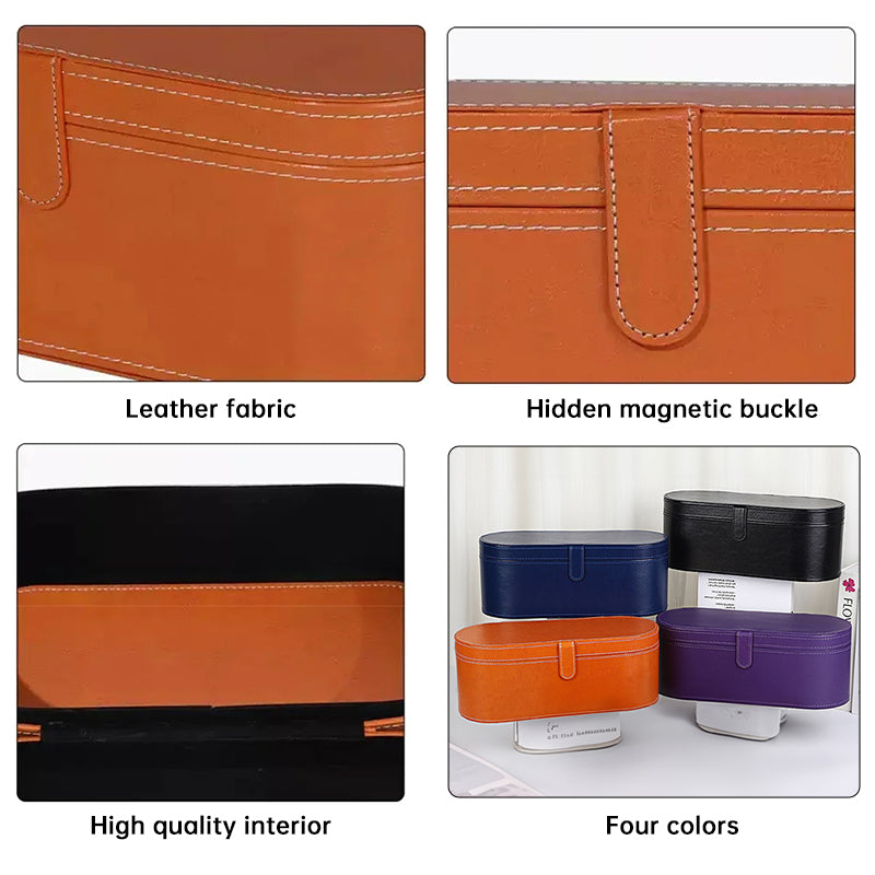 Portable PU - leather travel case for Dyson Supersonic, for storage, protection and dust - proofing.