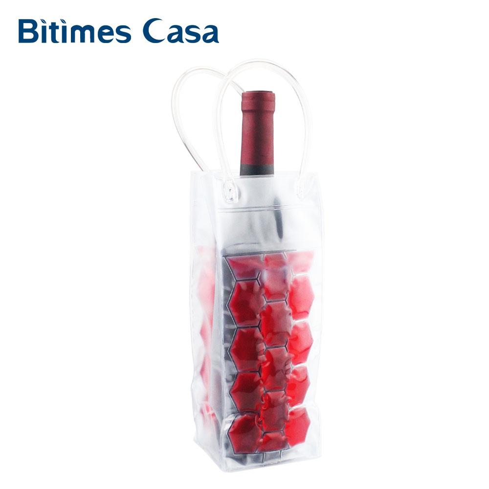 Rapid Ice Wine Cooler PVC Beer Bag Outdoors Ice Gel  Picnic CoolSacks Wine Cooler Chillers Frozen  Bottle