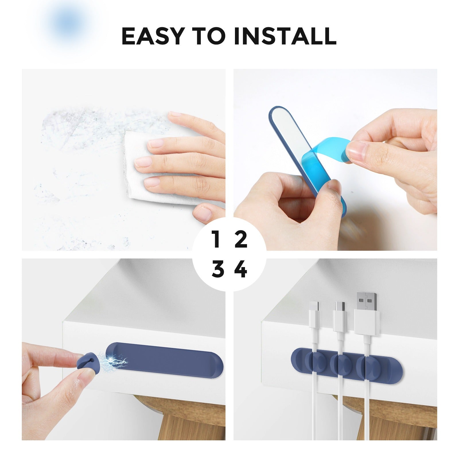 Data cable protection cover charging wire magnetic cable organizer silicone desktop data cable storage and winding device