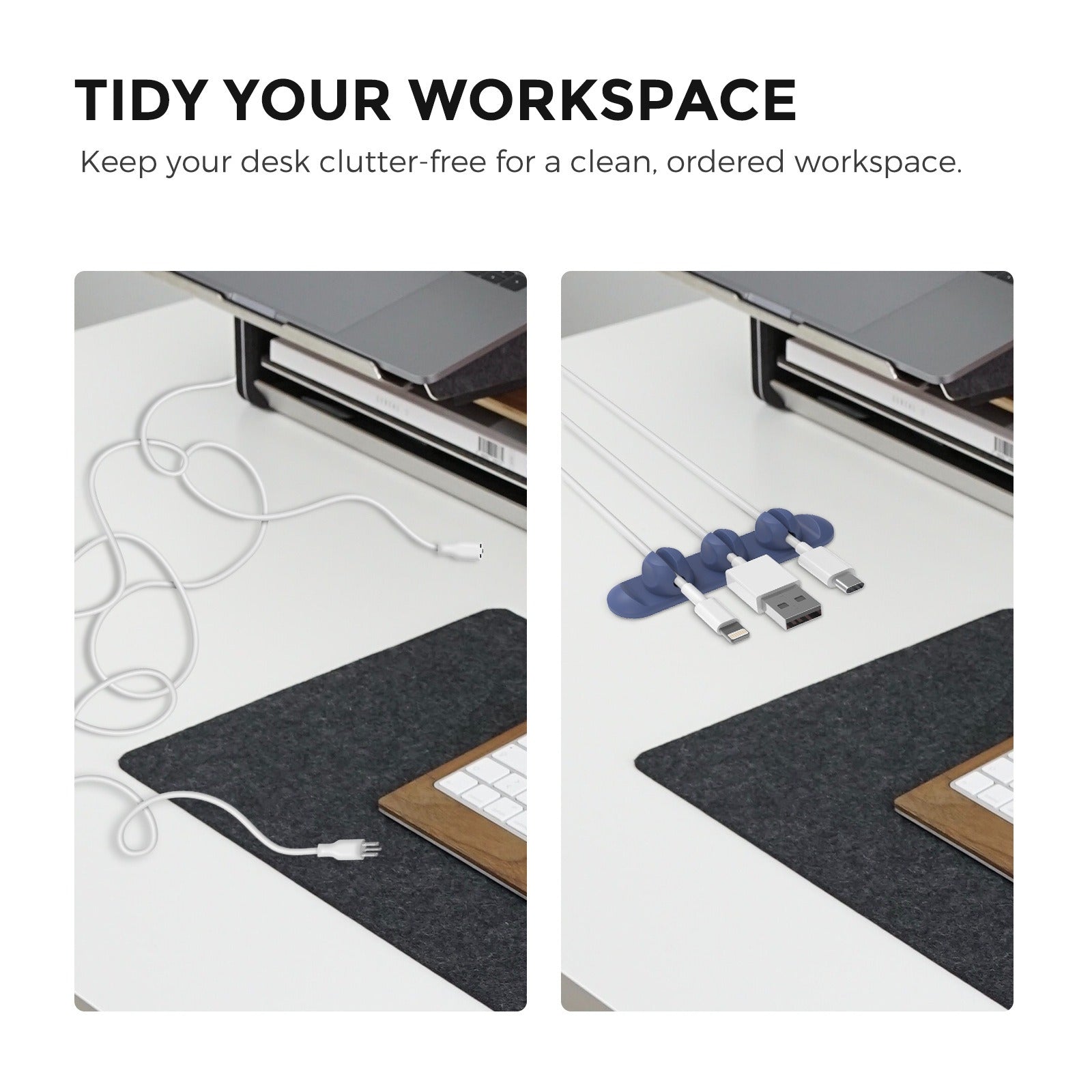 Data cable protection cover charging wire magnetic cable organizer silicone desktop data cable storage and winding device