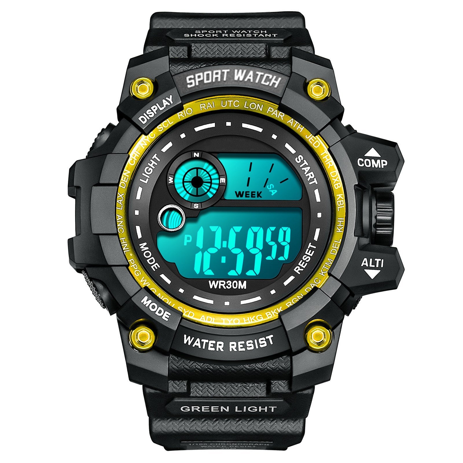 Student watch sports boy electronic watch waterproof luminous watch