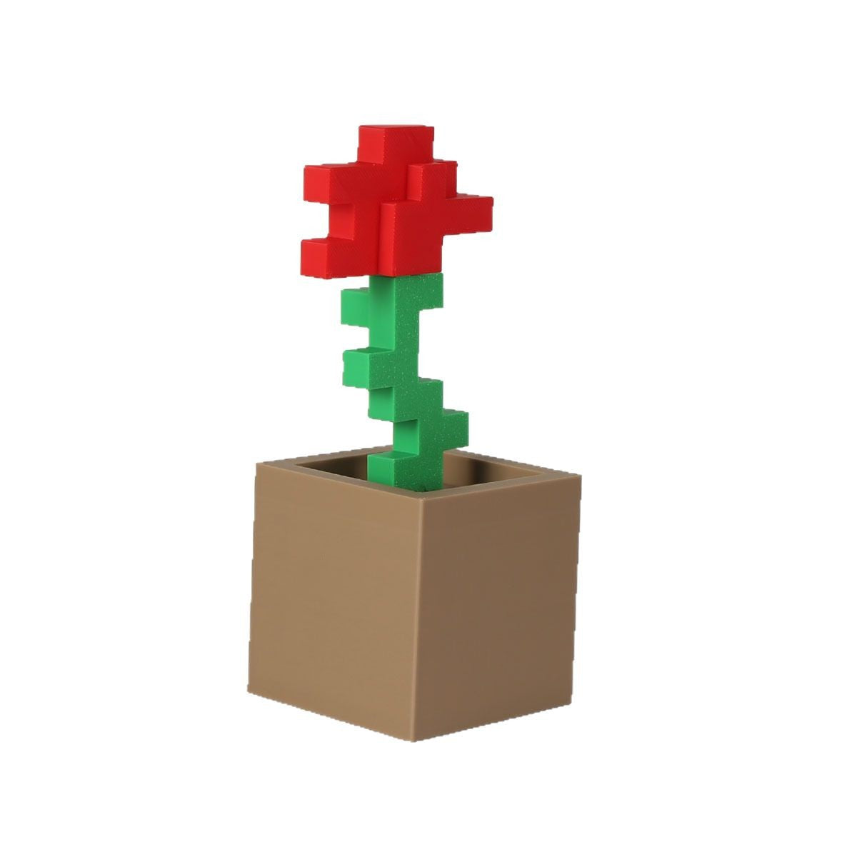 Miniature floral building blocks are suitable for home decoration