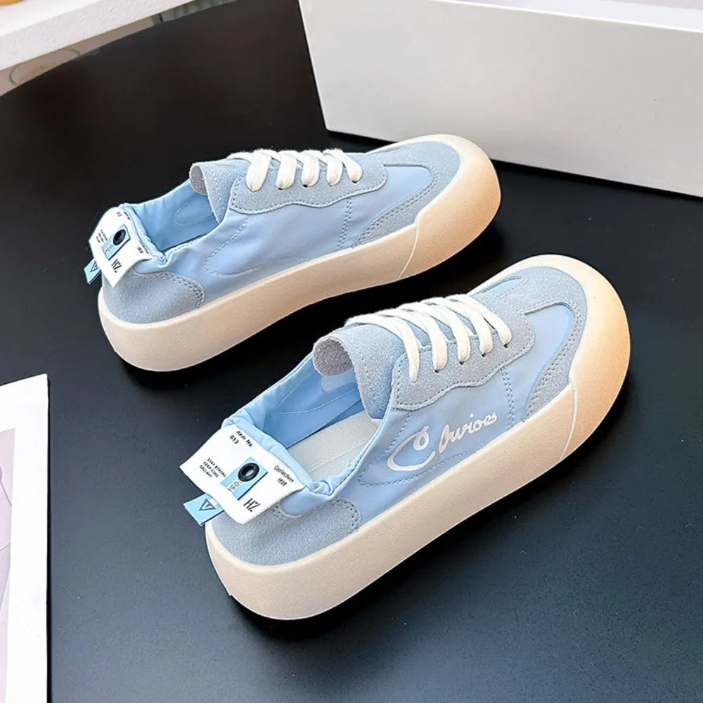 Female student height increasing thick soled sports board shoes casual shoes for women