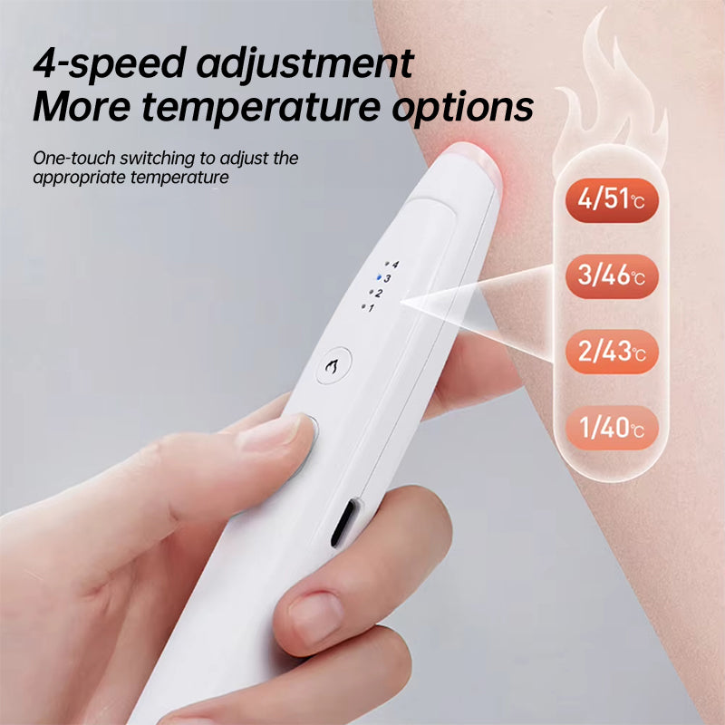 Portable anti-itch pen for insect/mosquito bites, natural & rechargeable, suitable for all ages.