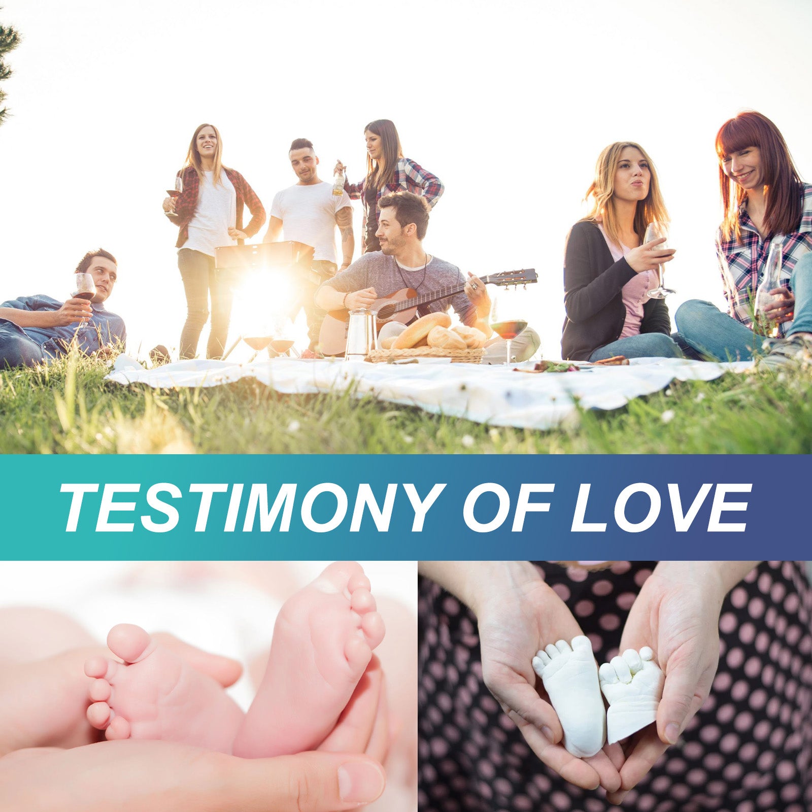 DOWMOO Diy For Love Keepsake Hands Casting Kit, Homemade Holiday Gift Hand-Seal Clay Plaster Commemorative Crafts