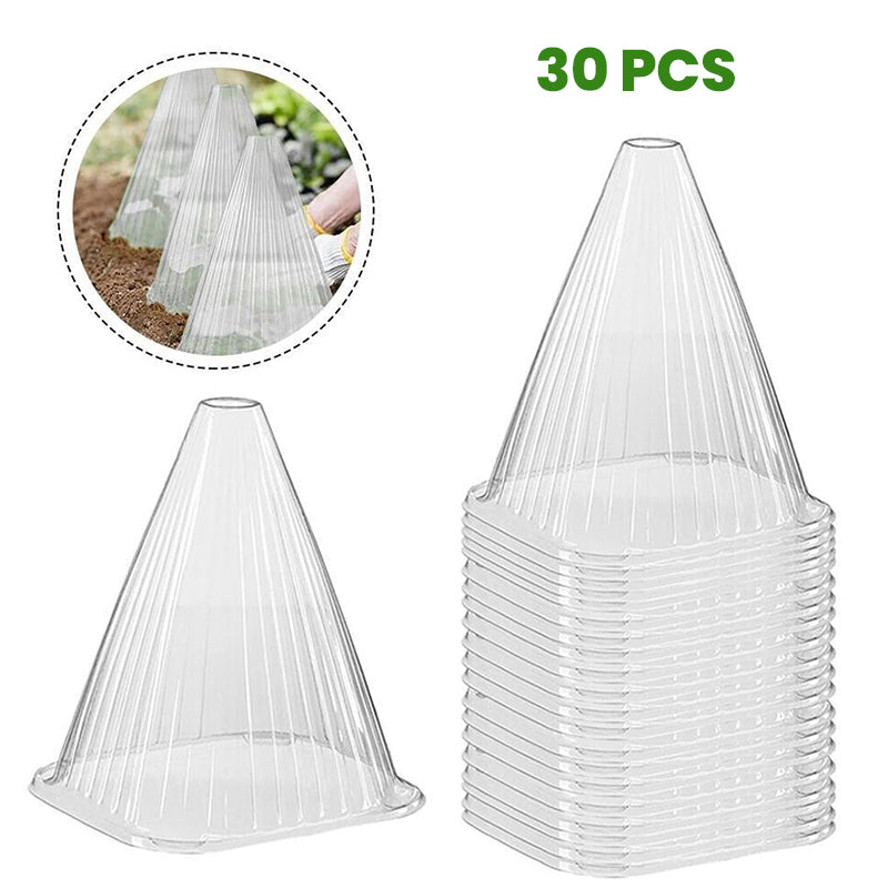 30 Reusable Square Planting Tents. Protect plants from birds, frost & snails.