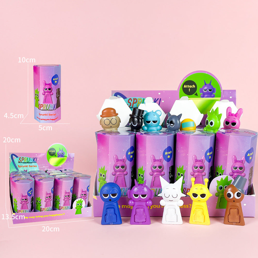 Party Angel Cheek Blind Box Car Ornament Mobile phone Decoration Handmade Anime Doll Finished End Box