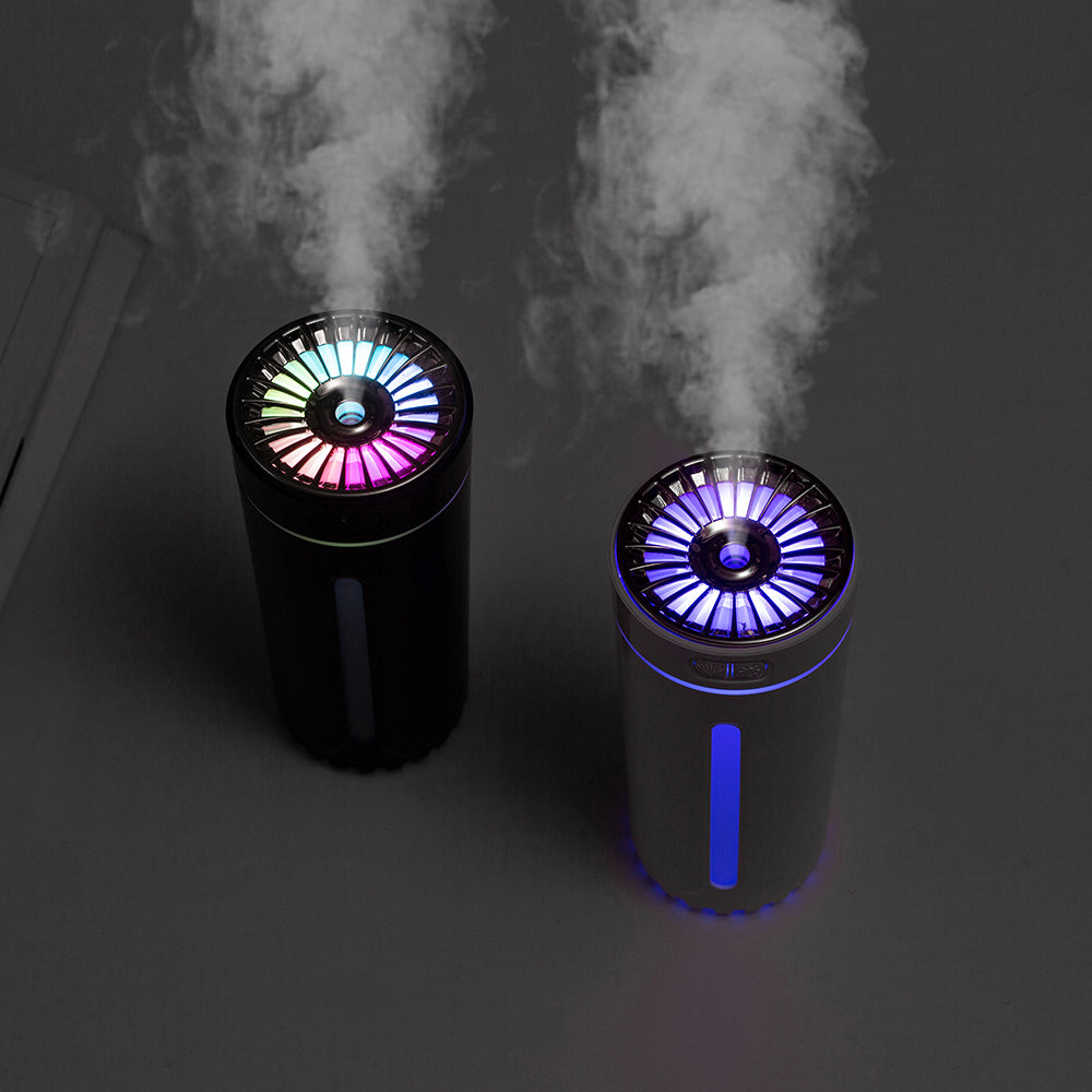 New small large fog volume silent portable usb car aromatherapy phantom cup colorful night light car humidifier