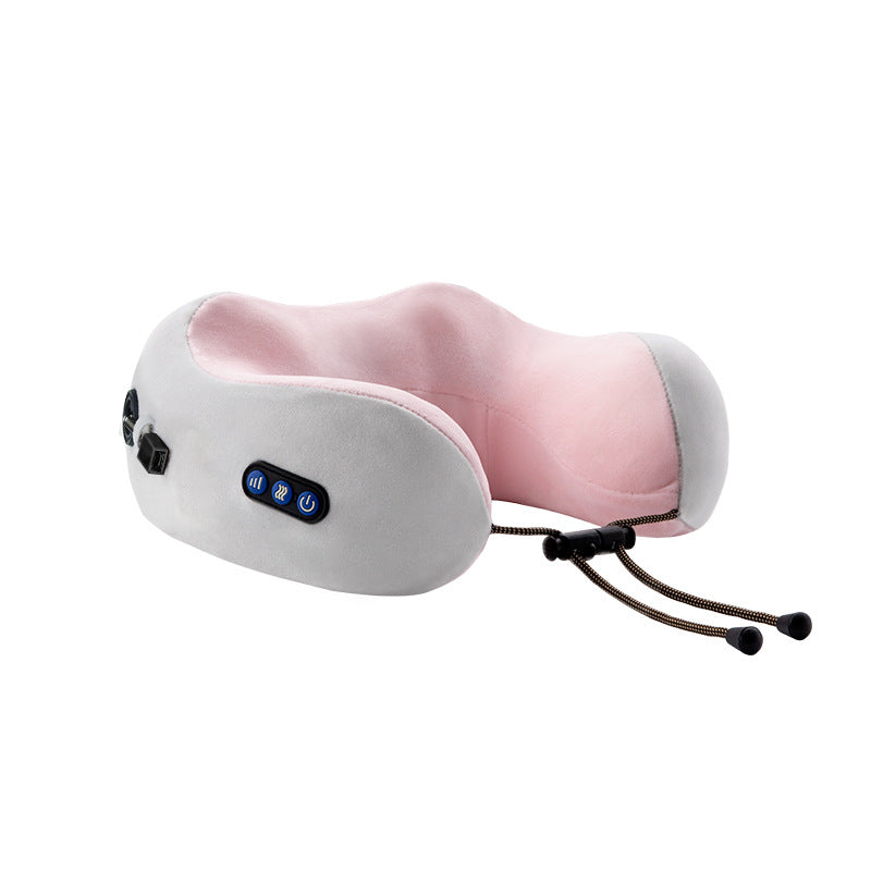 Multifunctional Home Cervical Massager Memory Foam Car Pillow Portable U-Shaped