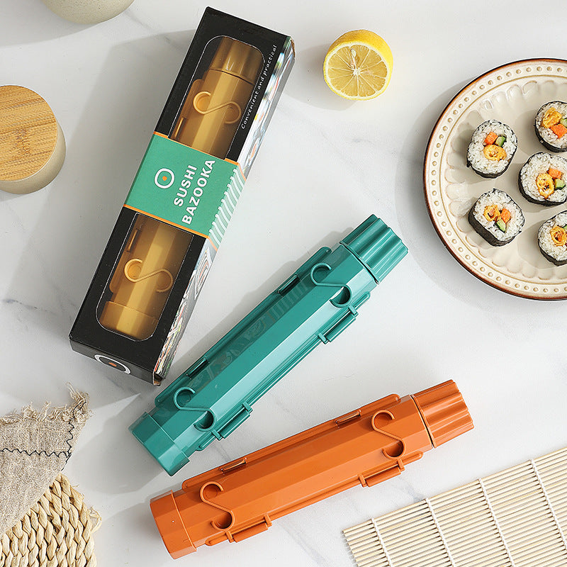 Convenient And Quick To DIY Sushi Making Mold Tool Set Bazooka For The Kitchen