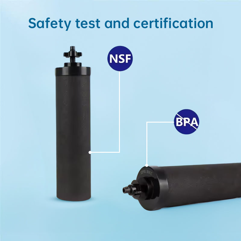 Compatible Replacement Filter for Berkey Countertop Water Purification System - BB9 - 2 Activated Carbon Water Filter Cartridge