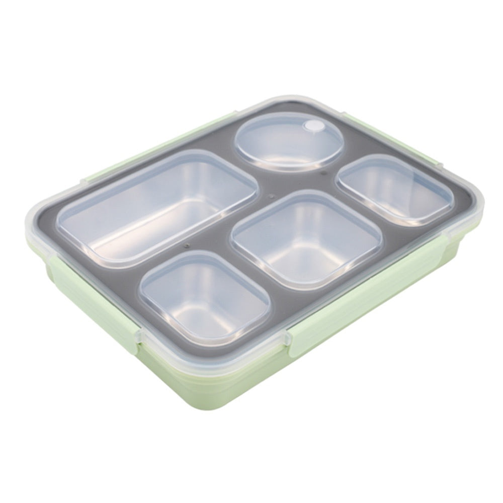 304 Stainless Steel Insulated Lunch Box Student Lunch Box With Lid