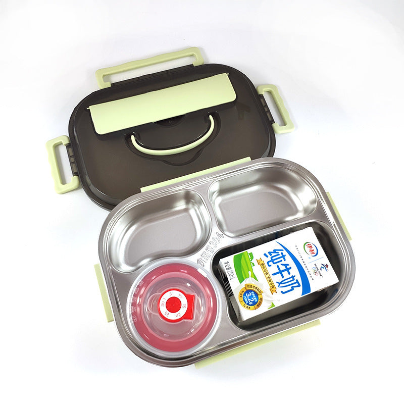 Elementary School Lunch Box With Lid Separated Insulated Lunch Box
