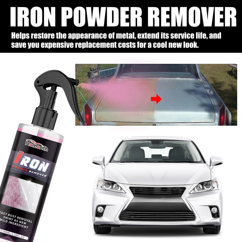 Wheel Paint Removal Iron Spray, Automobile Metal Rust Refurbishment Anti-Rust Care And Maintenance Cleaner