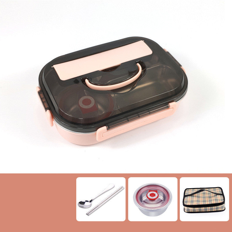 Elementary School Lunch Box With Lid Separated Insulated Lunch Box