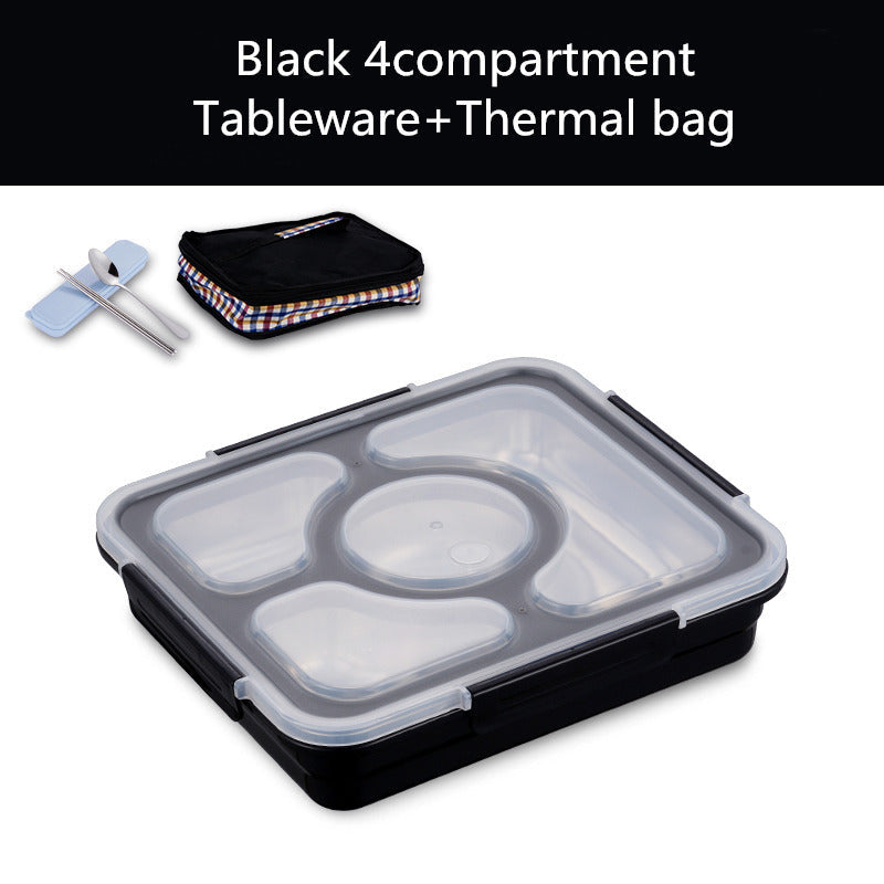 304 Stainless Steel Insulated Lunch Box Student Lunch Box With Lid