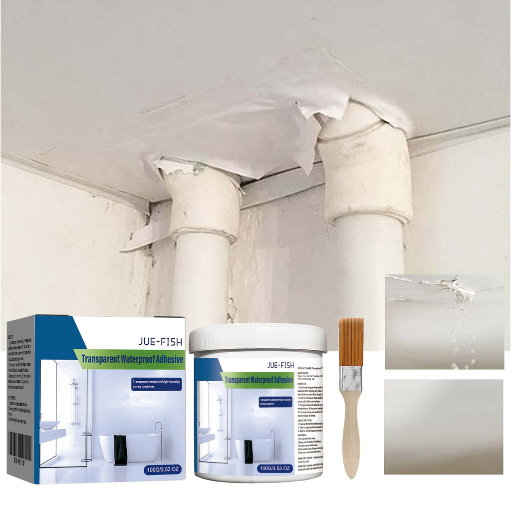 Transparent Waterproof Adhesive, Transparent Waterproof Paint Bathroom Balcony Smashing Brick Roof Leak Proof Glue