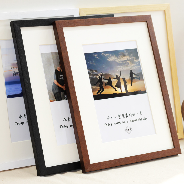 Developing photos, customizing solid wood picture frame, wall hanging 8k4ka3a4 36 "24 20" advertising poster mounting