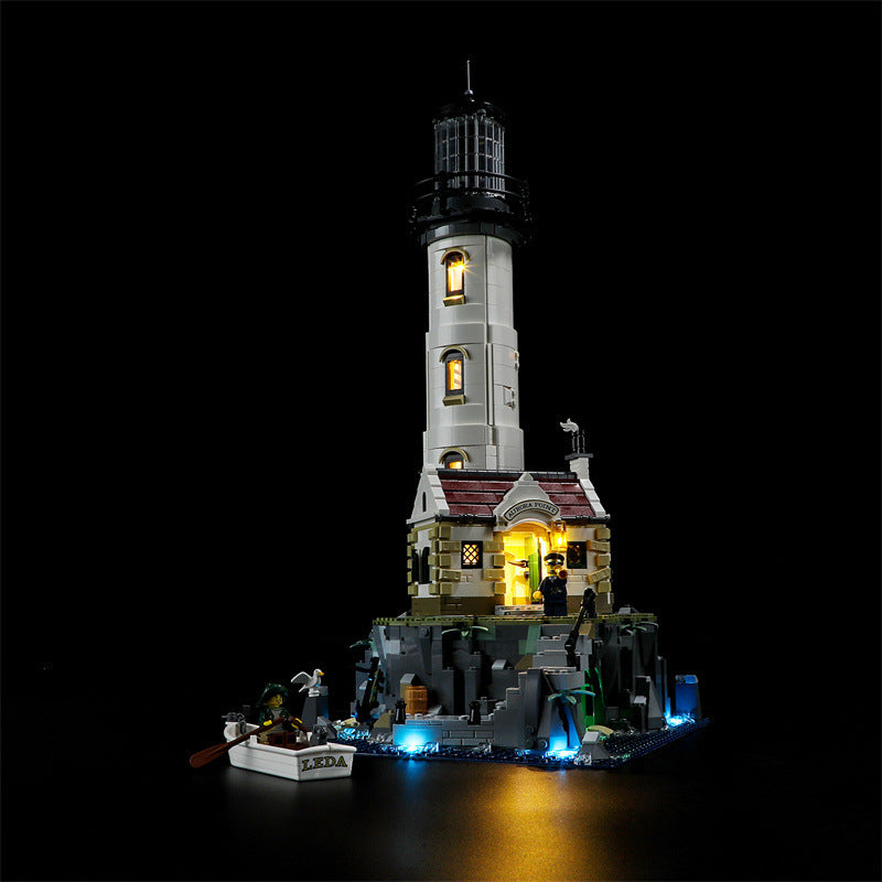 Compatible with LEGO 21335 electric lighthouse building blocks, LED lighting, creative IDEAS splicing lights