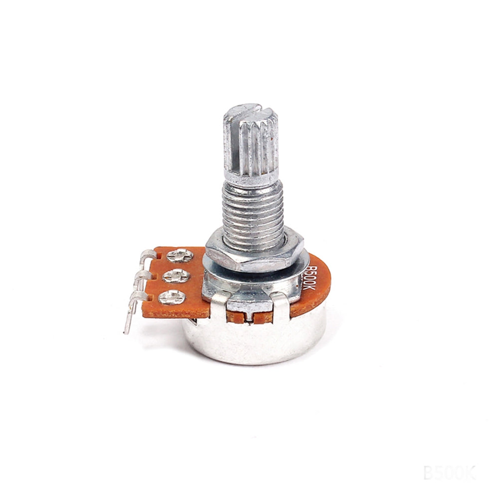 B500K Audio POTS Long Shaft  Potentiometer Replacement for Electric Guitar