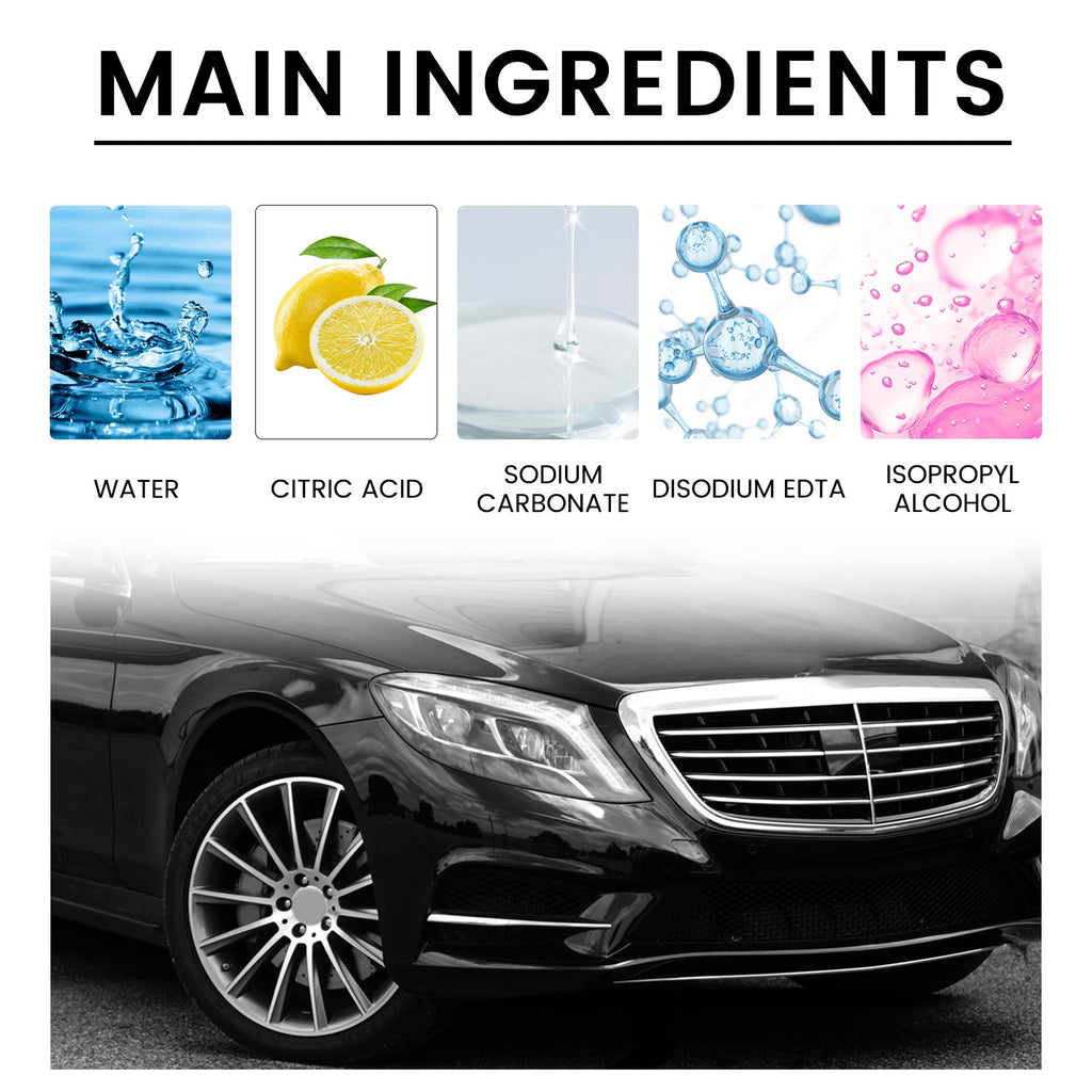 Wheel Paint Removal Iron Spray, Automobile Metal Rust Refurbishment Anti-Rust Care And Maintenance Cleaner