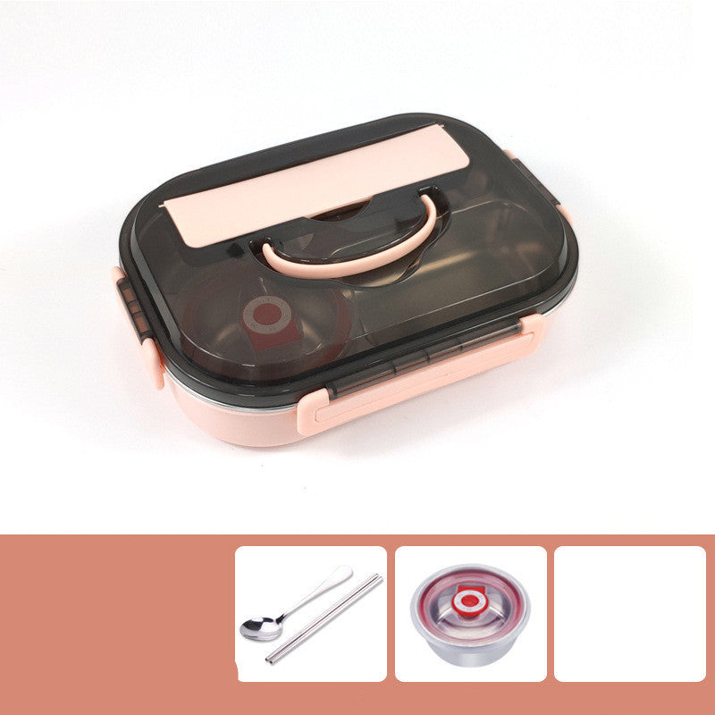 Elementary School Lunch Box With Lid Separated Insulated Lunch Box