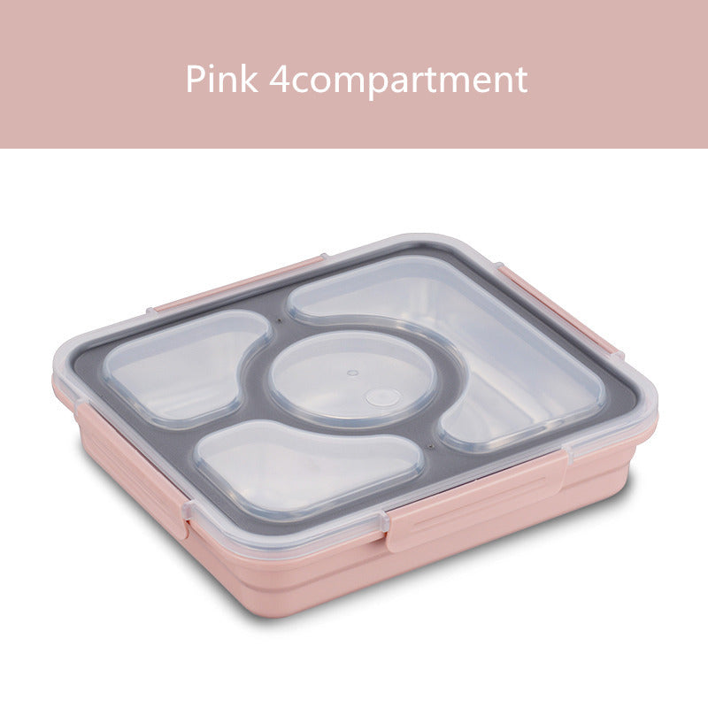 304 Stainless Steel Insulated Lunch Box Student Lunch Box With Lid