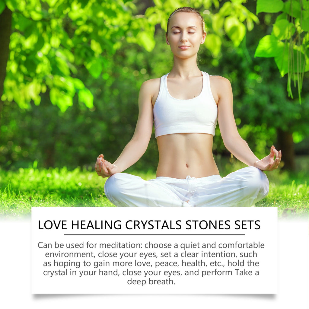 Love Crystal Healing Stone Set