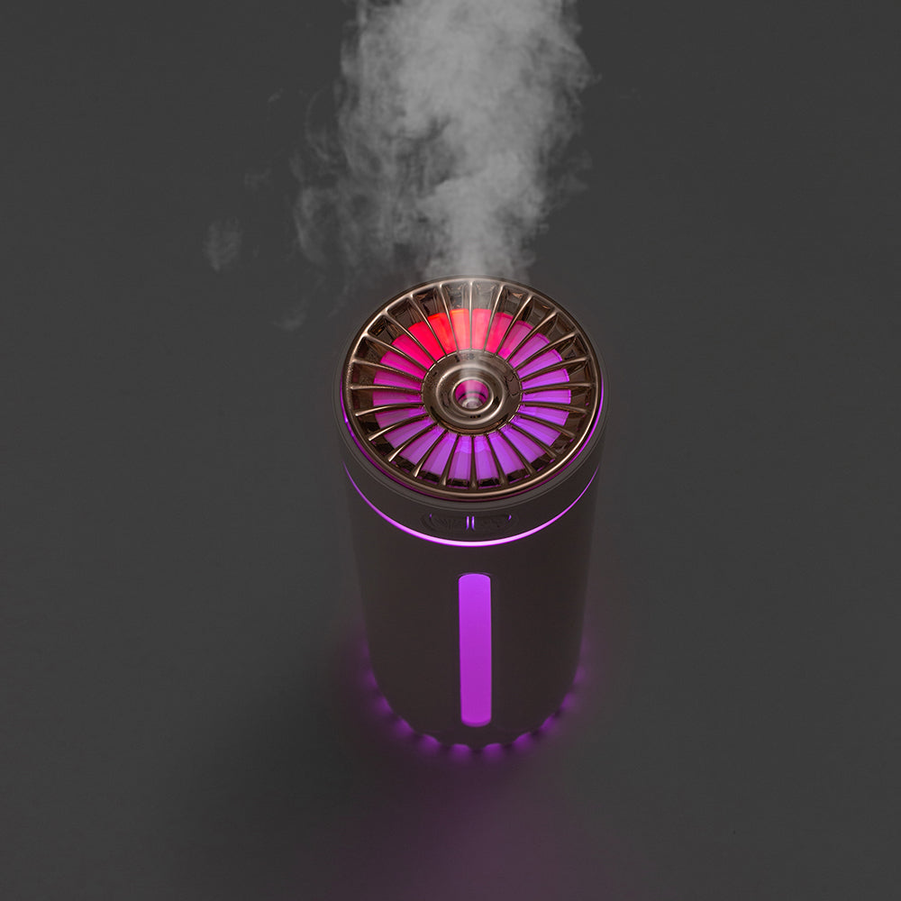 New small large fog volume silent portable usb car aromatherapy phantom cup colorful night light car humidifier