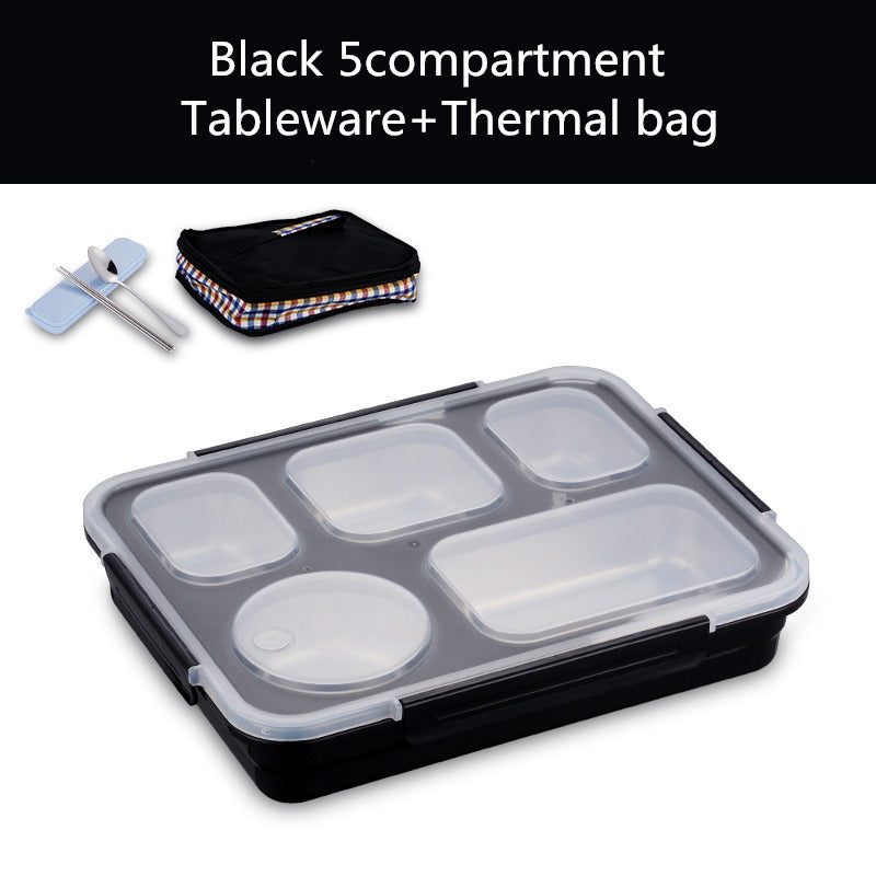 304 Stainless Steel Insulated Lunch Box Student Lunch Box With Lid