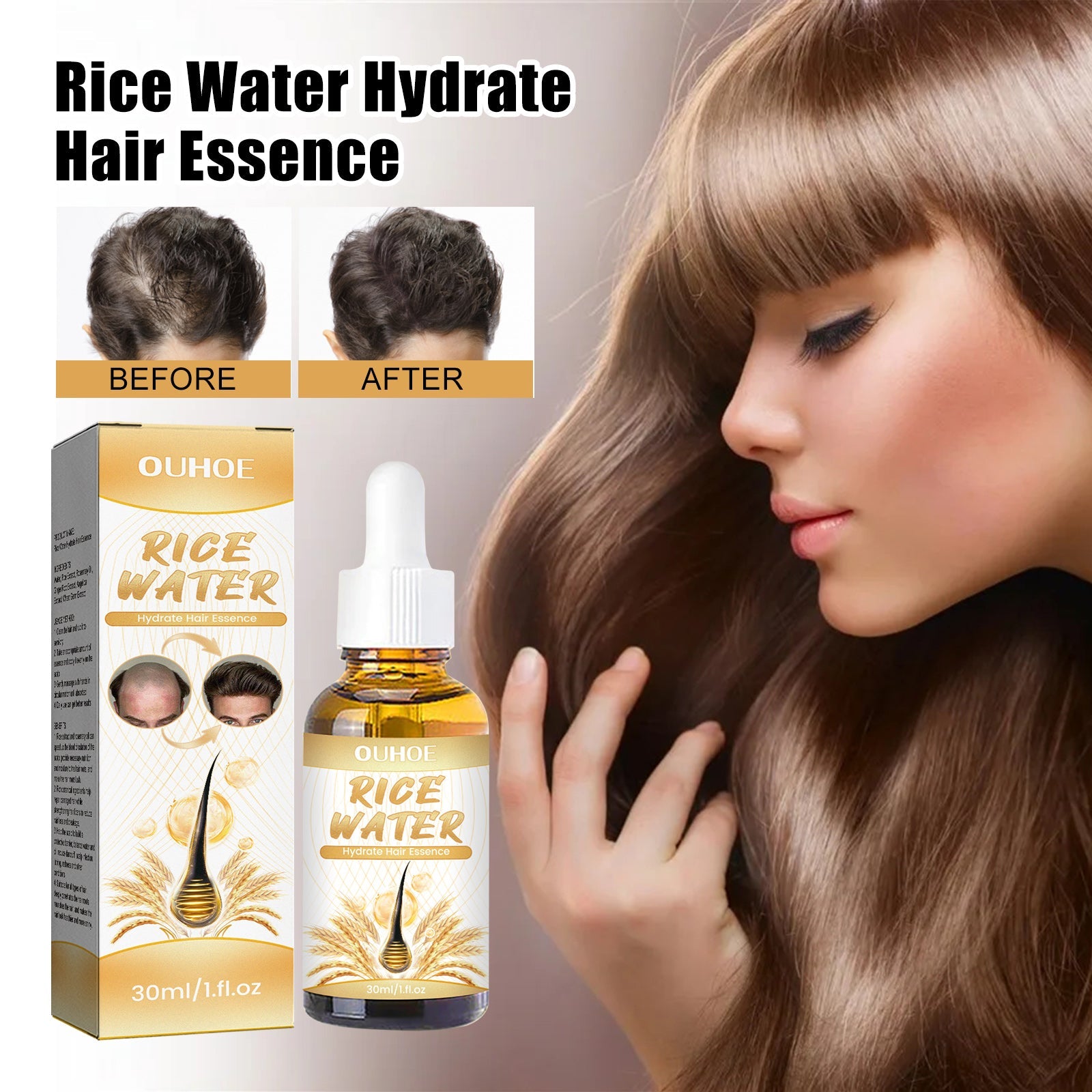 Hair Conditioning Essence, Repair Dull Smooth Hair And Scalp Massage Treatment Hair Conditioning Essence