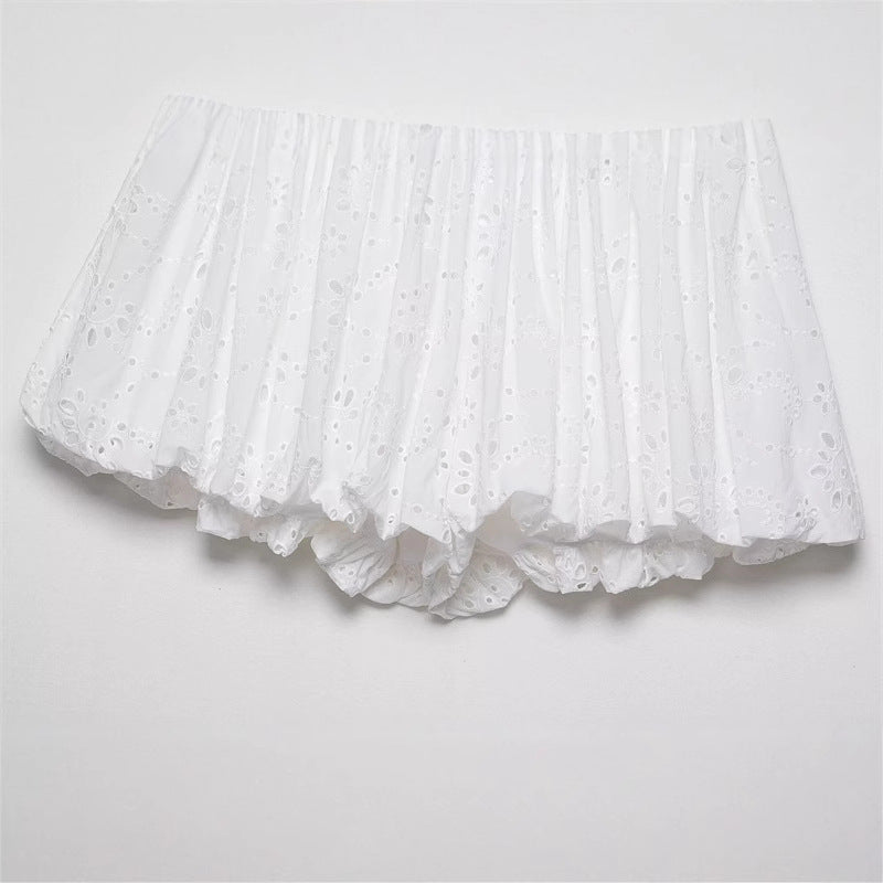 Casual Loose Balloon Silhouette Shorts with Style Design
