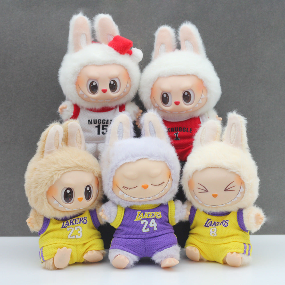 17cm Mini Labubu Doll'S Clothes Outfit Accessories For Basketball Playe Clothing Labubu Idol V2 Idol Athlete Clothing Gift