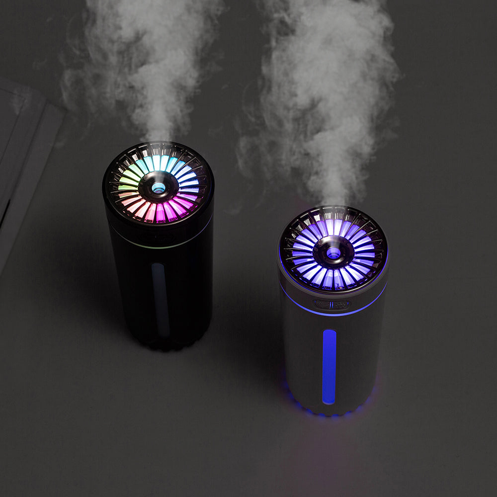 New small large fog volume silent portable usb car aromatherapy phantom cup colorful night light car humidifier