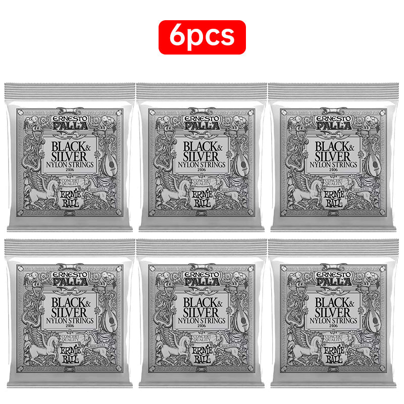 6 sets of Ernie Ball 2003-2008Folk strings，2403-2409classical strings for electric & acoustic guitars