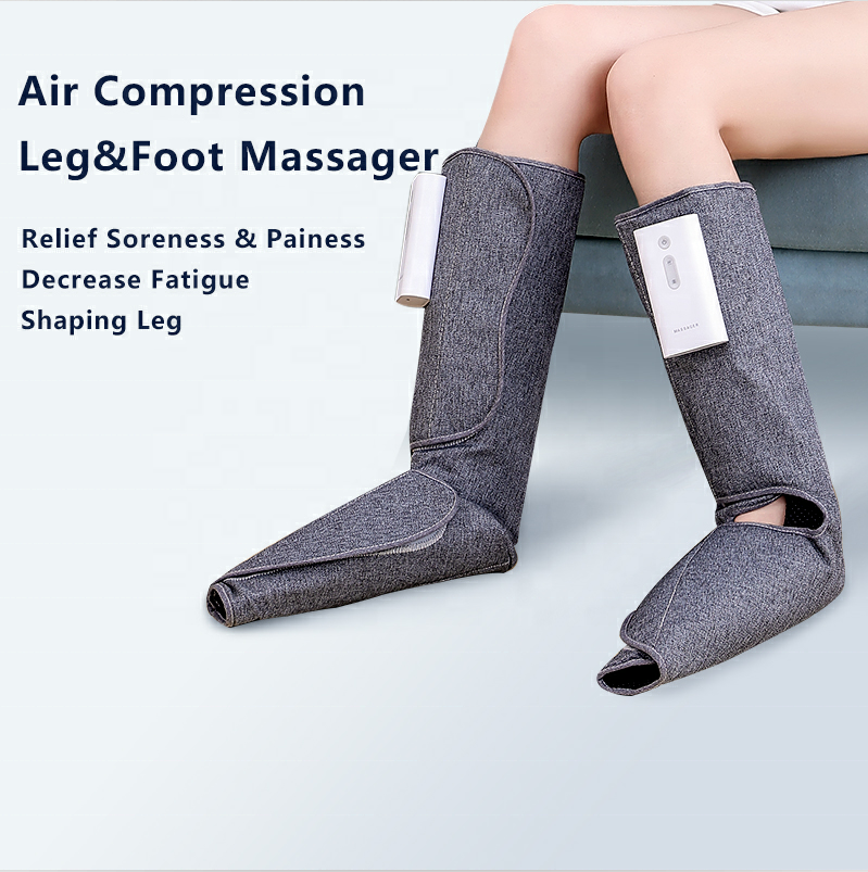 Electric air wave leg cover calf massager home automatic hot compress pressure leg massager leg slimming device