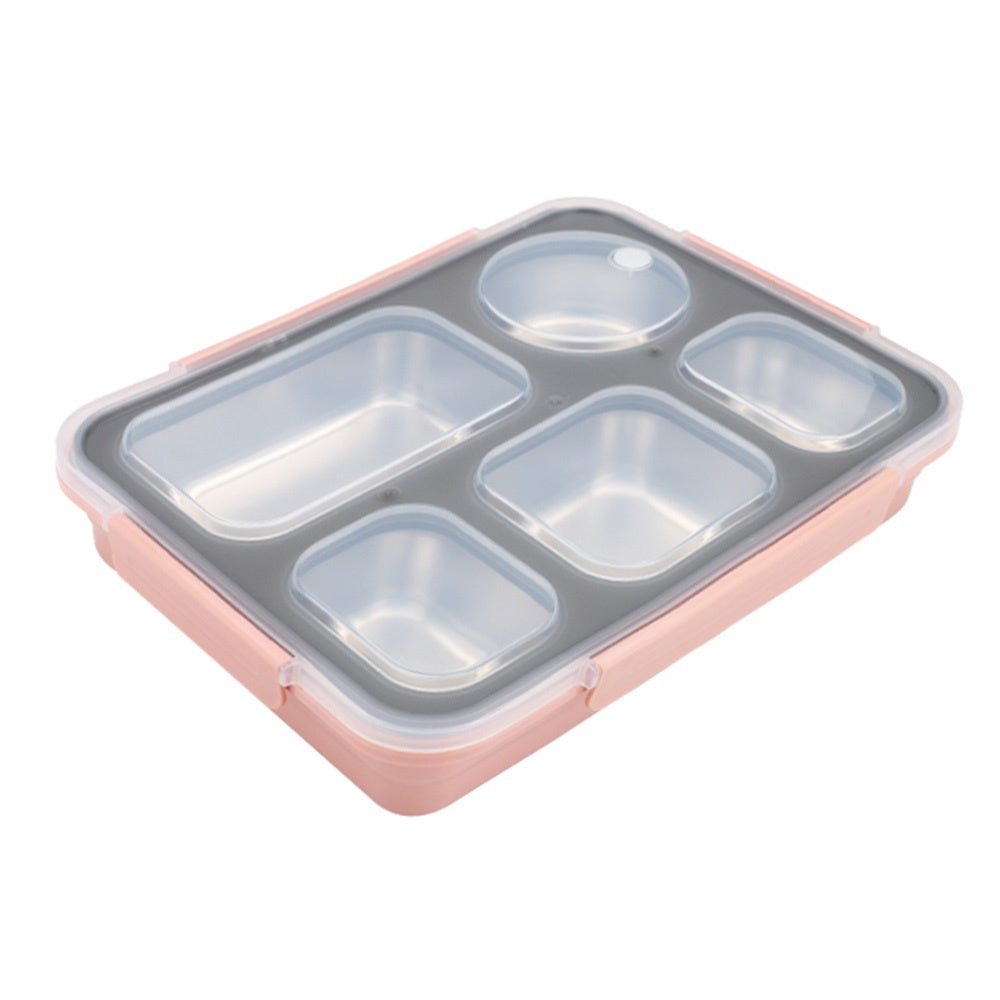 304 Stainless Steel Insulated Lunch Box Student Lunch Box With Lid