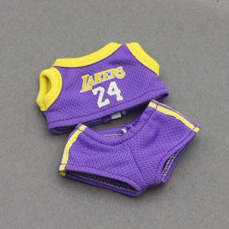 17cm Mini Labubu Doll'S Clothes Outfit Accessories For Basketball Playe Clothing Labubu Idol V2 Idol Athlete Clothing Gift