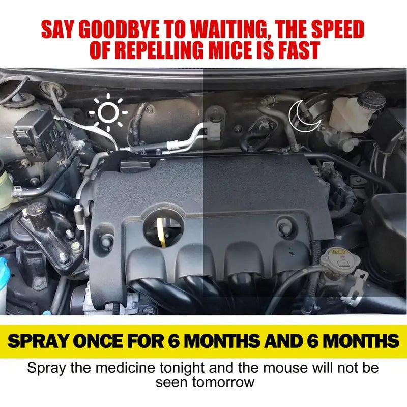 Car Household R odent R epellent Engine Compartment Medicine 60ML Anti-Mouse Trap Anti-Fantastic Mouse Trap Electric Cat Spray