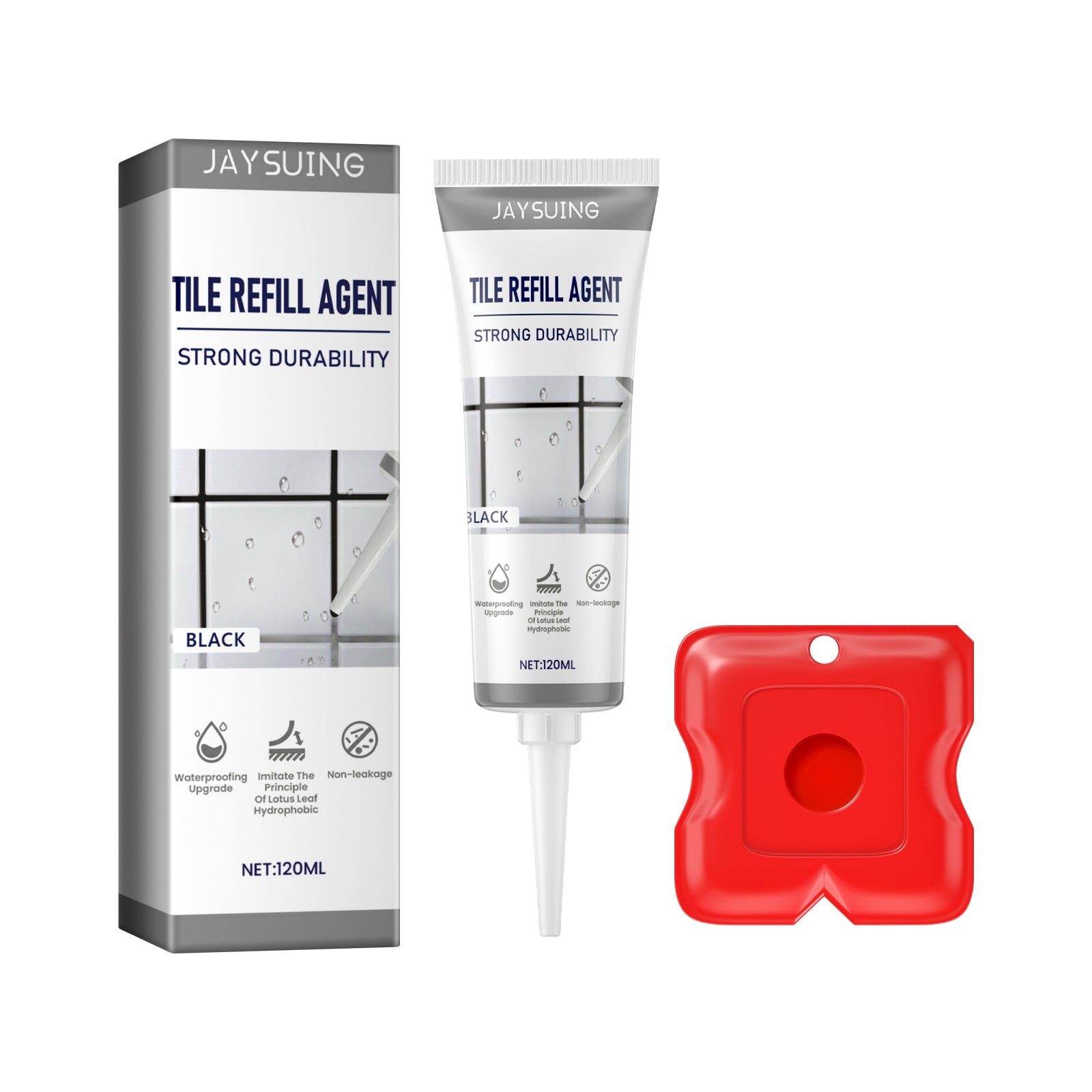 Tile Refill Agent, Kitchen Bathroom Waterproof Floor Mildew Proof Joint Tile Tip Sealant