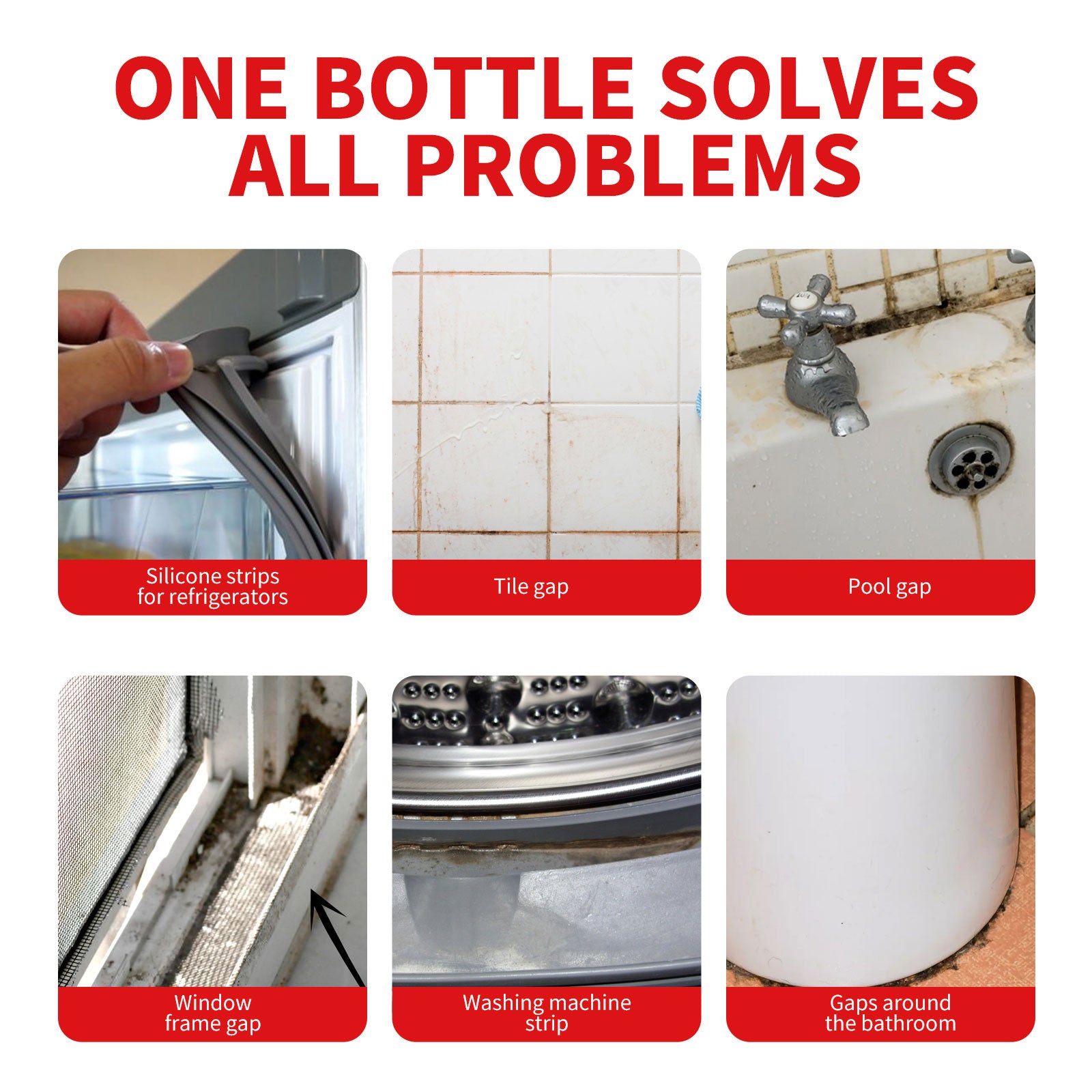Mildew Remover Gel, Powerful Mildew Remover For Household Bathroom Wall Tile Floor Stain Cleaner