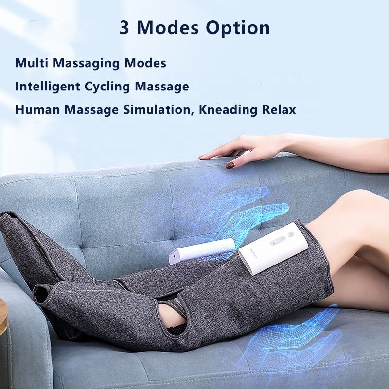 Electric air wave leg cover calf massager home automatic hot compress pressure leg massager leg slimming device