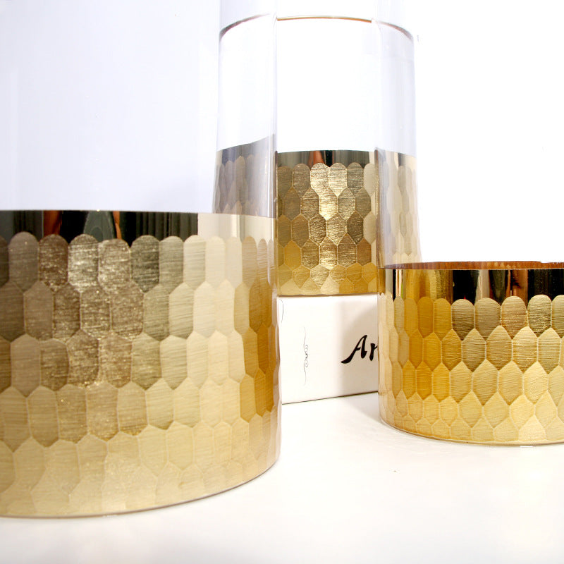 Glass vase modern transparent hydroponic flower vase home decoration ornaments