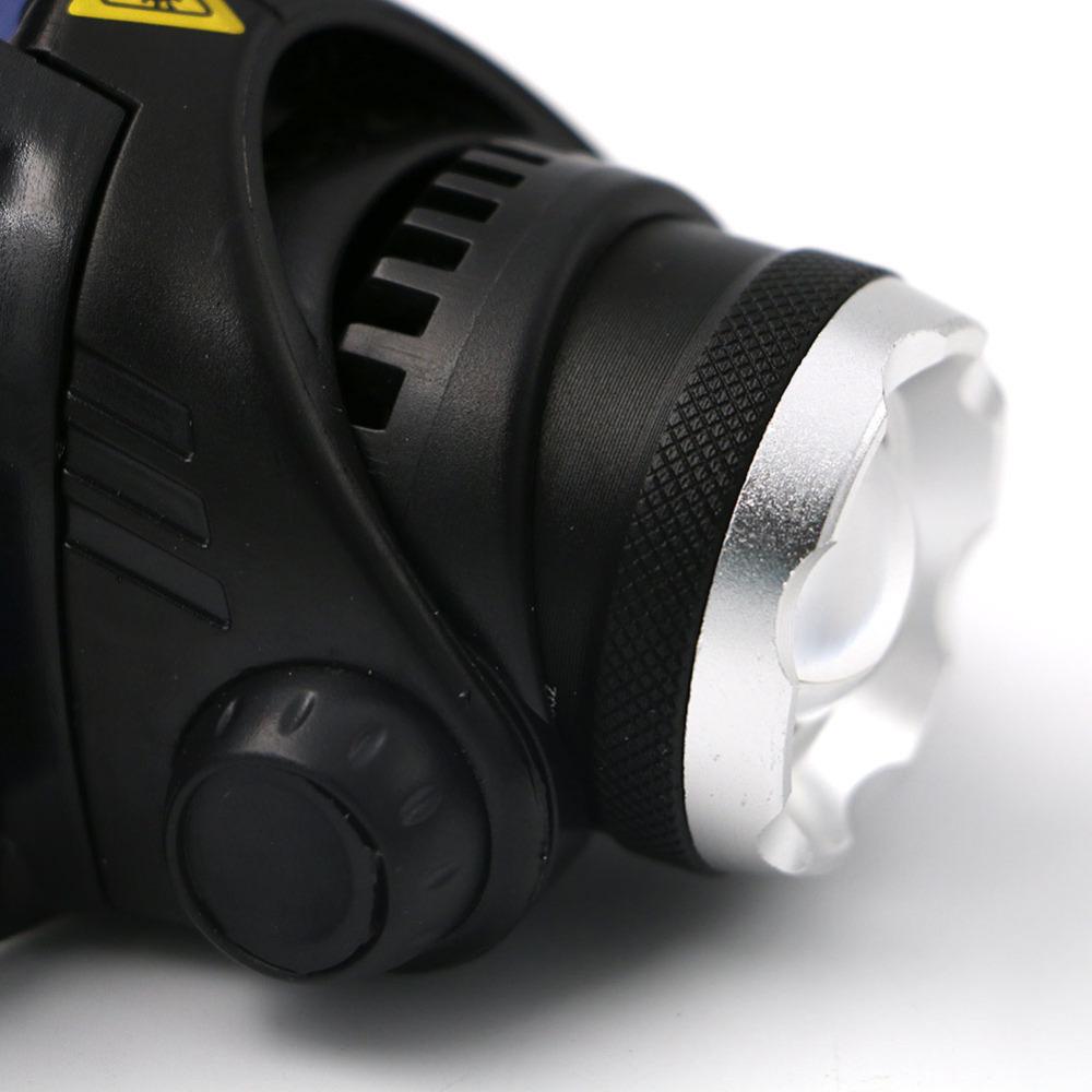 Zoomable Headlight XML T6 2000 Lumens 3 Modes LED  Zoom Focus Waterproof Use AA